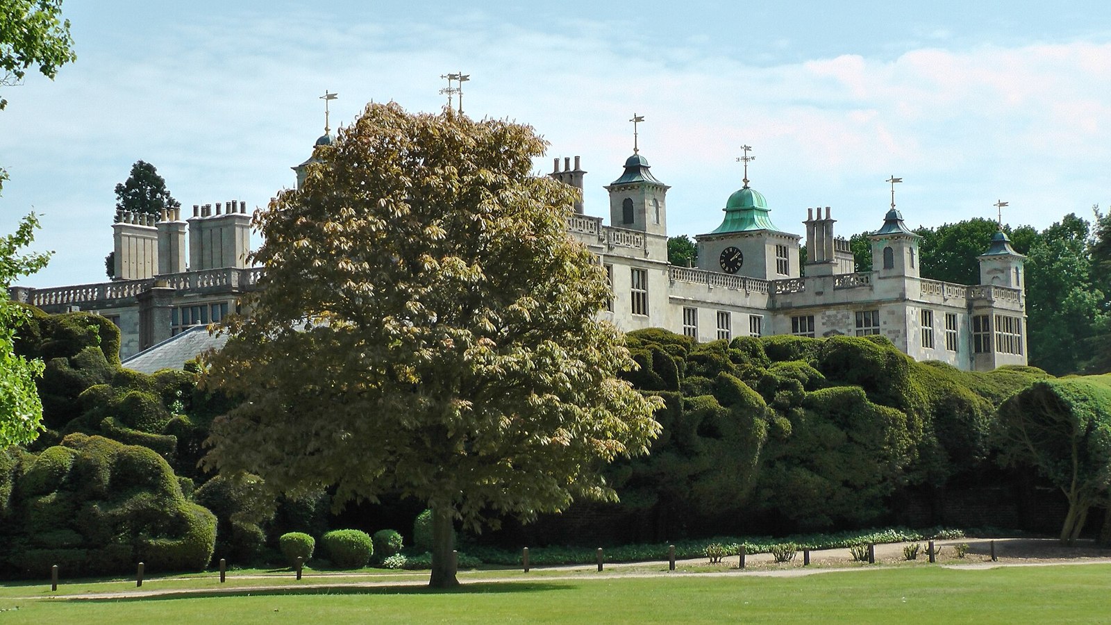 Audley End House seen across its Essex park