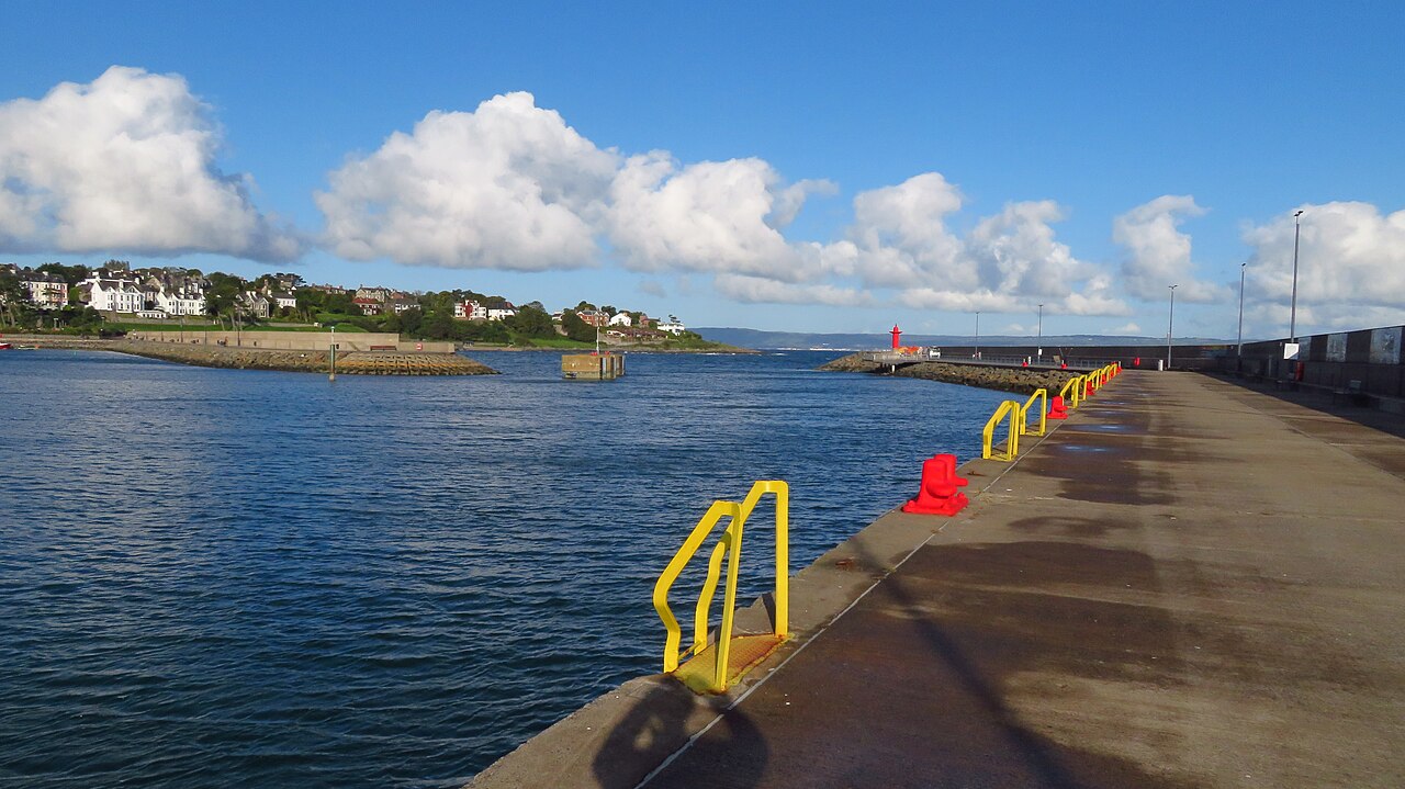 North Pier and harbour in Bangor, County Down