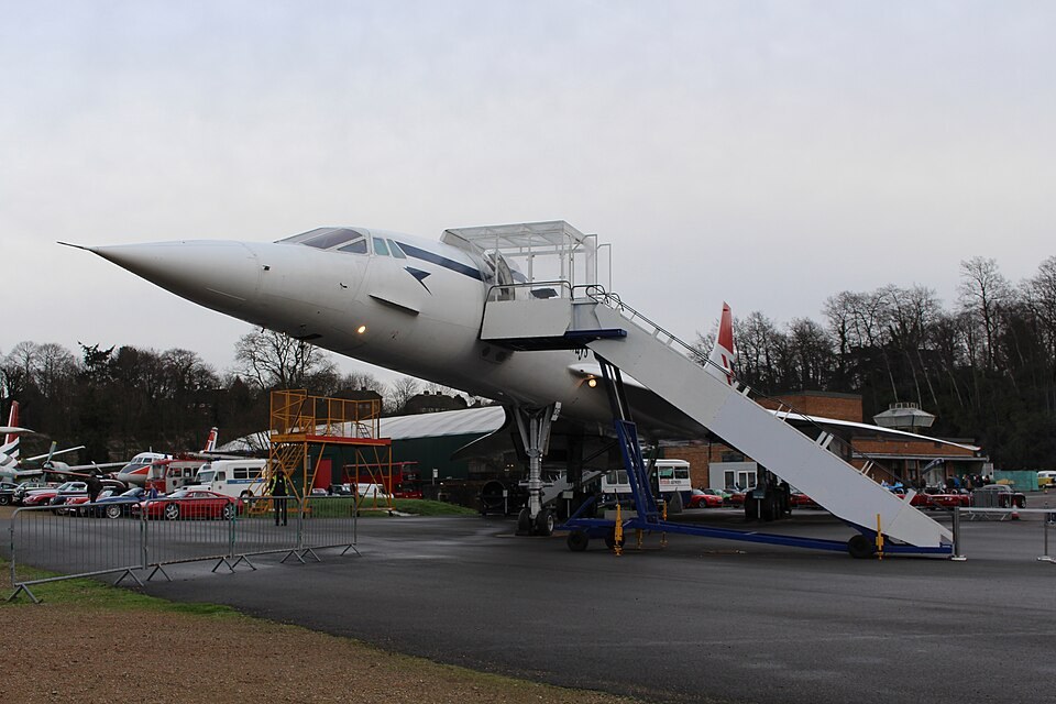 Concorde on display at Brooklands Museum