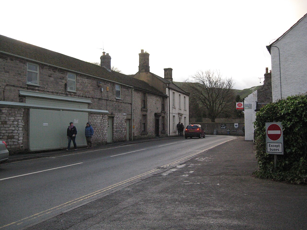 Castleton village in the Peak District