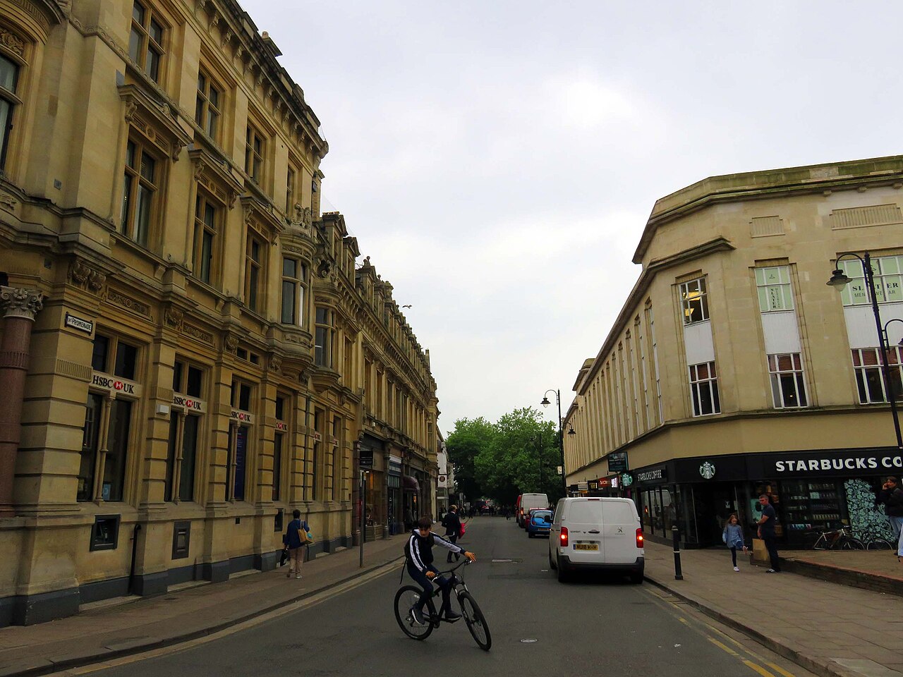 Historic buildings along the Promenade in Cheltenham