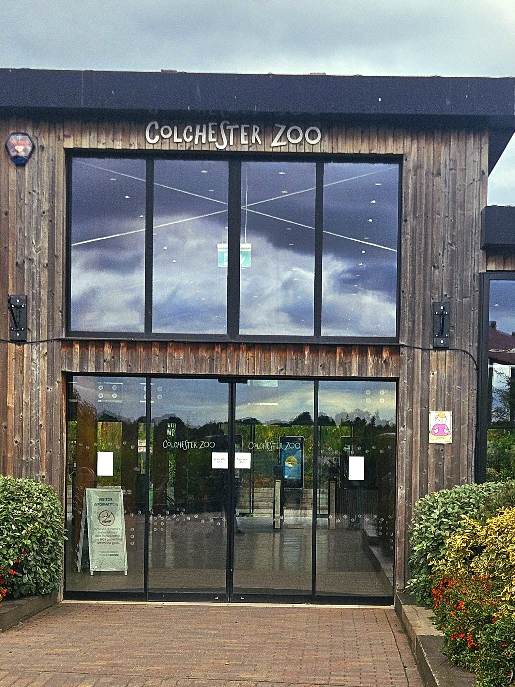 Colchester Zoo entrance building