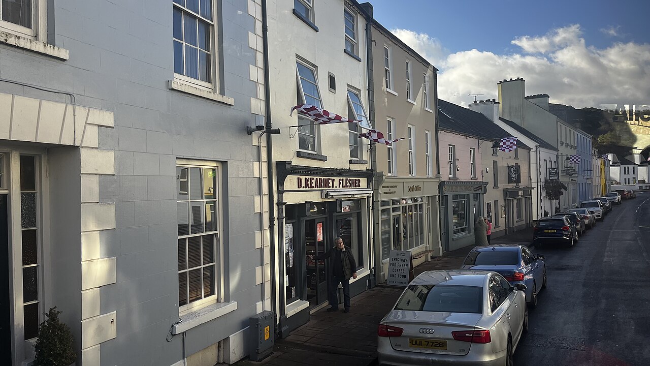 Buildings along Mill Street in Cushendall