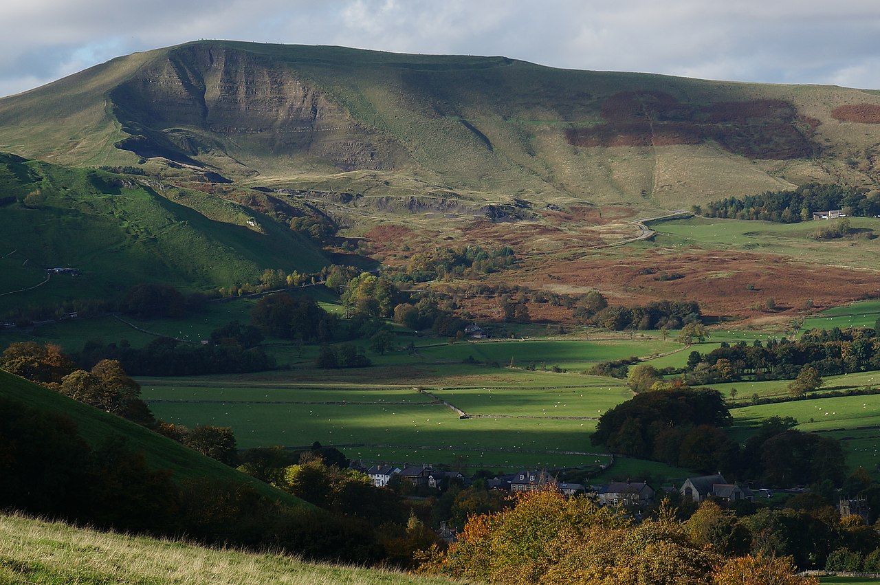 Castleton below Mam Tor, Derbyshire