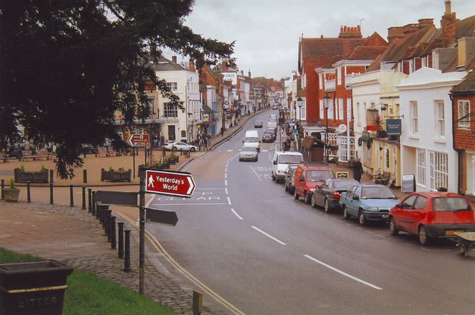 Battle High Street in East Sussex.