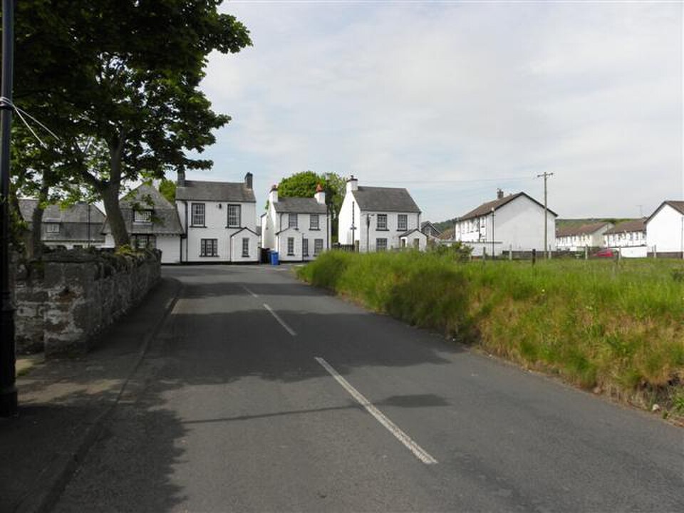 Cushendun village in County Antrim.