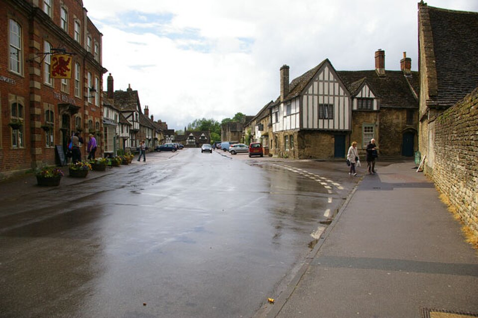 High Street in Lacock village