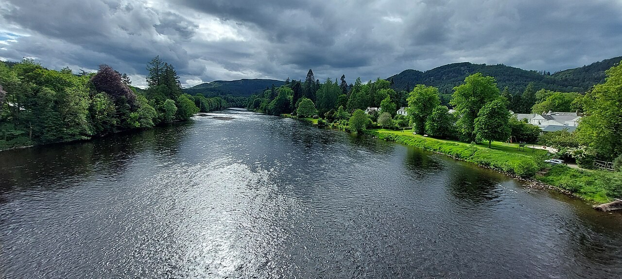 River Tay seen from Dunkeld Bridge
