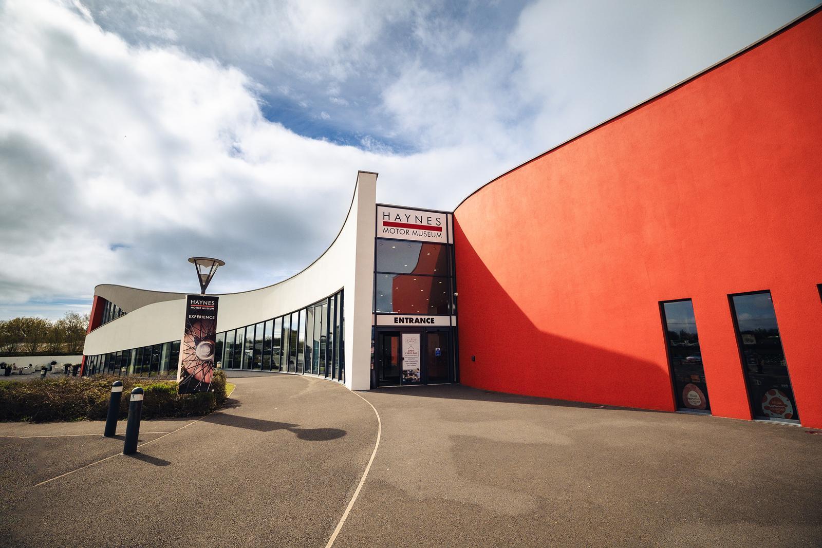 Exterior of Haynes Motor Museum at Sparkford