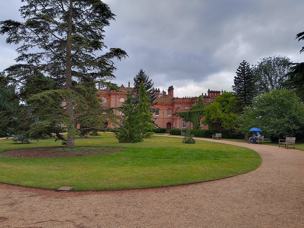 Hughenden Manor and its garden paths