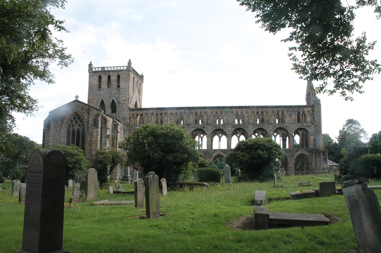 Jedburgh Abbey seen from the north