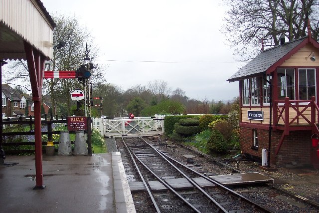 Tenterden Town station on Kent and East Sussex Railway
