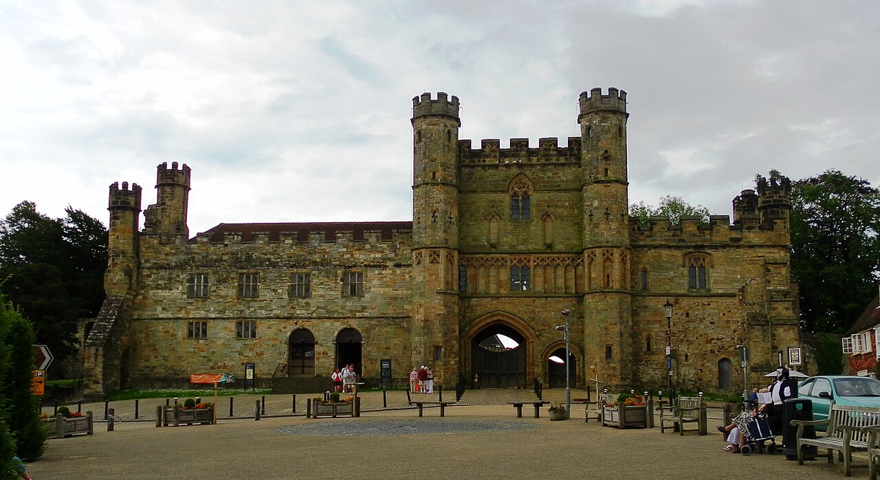Battle Abbey gatehouse on Battle High Street