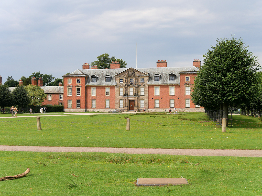 Dunham Massey House viewed across its grounds