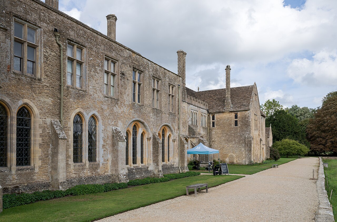 Lacock Abbey exterior in Wiltshire