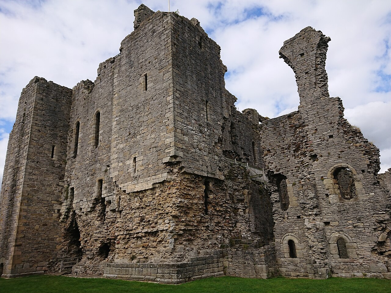 The great tower at Middleham Castle