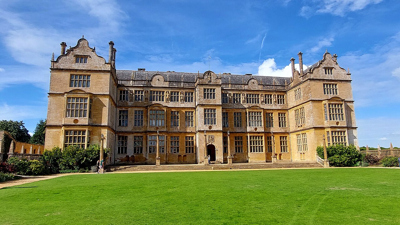 Elizabethan Montacute House exterior in Somerset