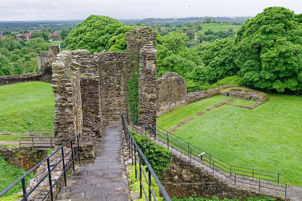 Coleman Tower and shell keep at Pickering Castle