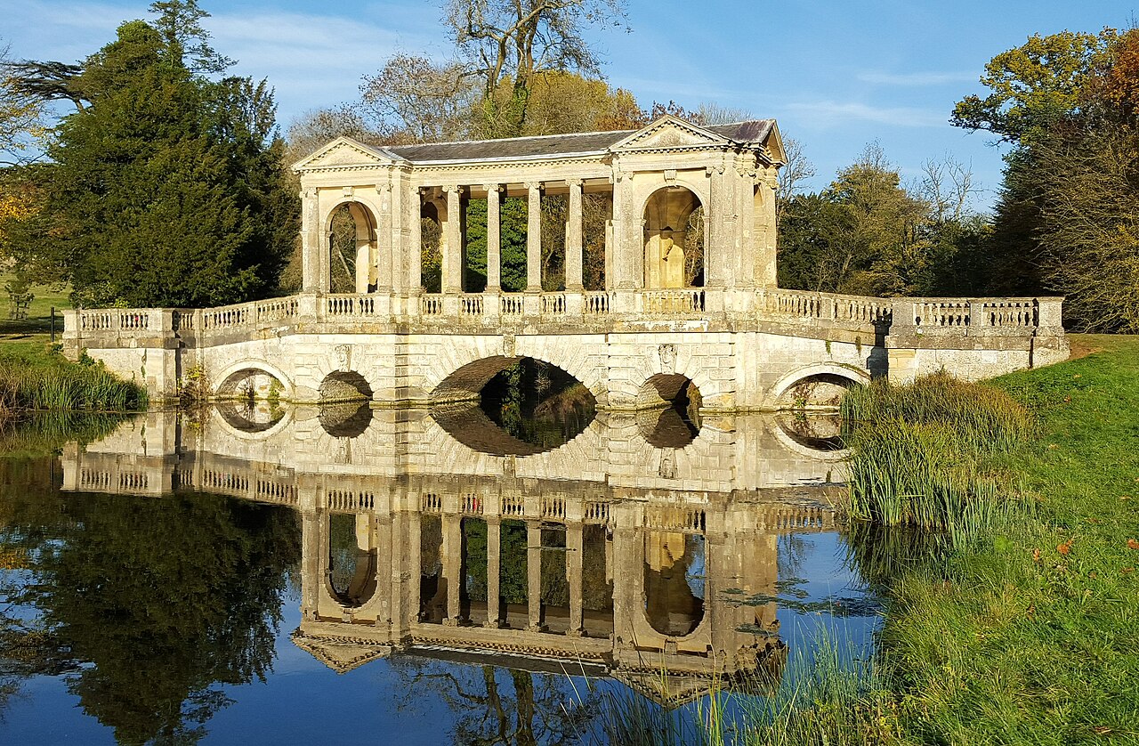 Palladian Bridge in the Stowe landscape gardens