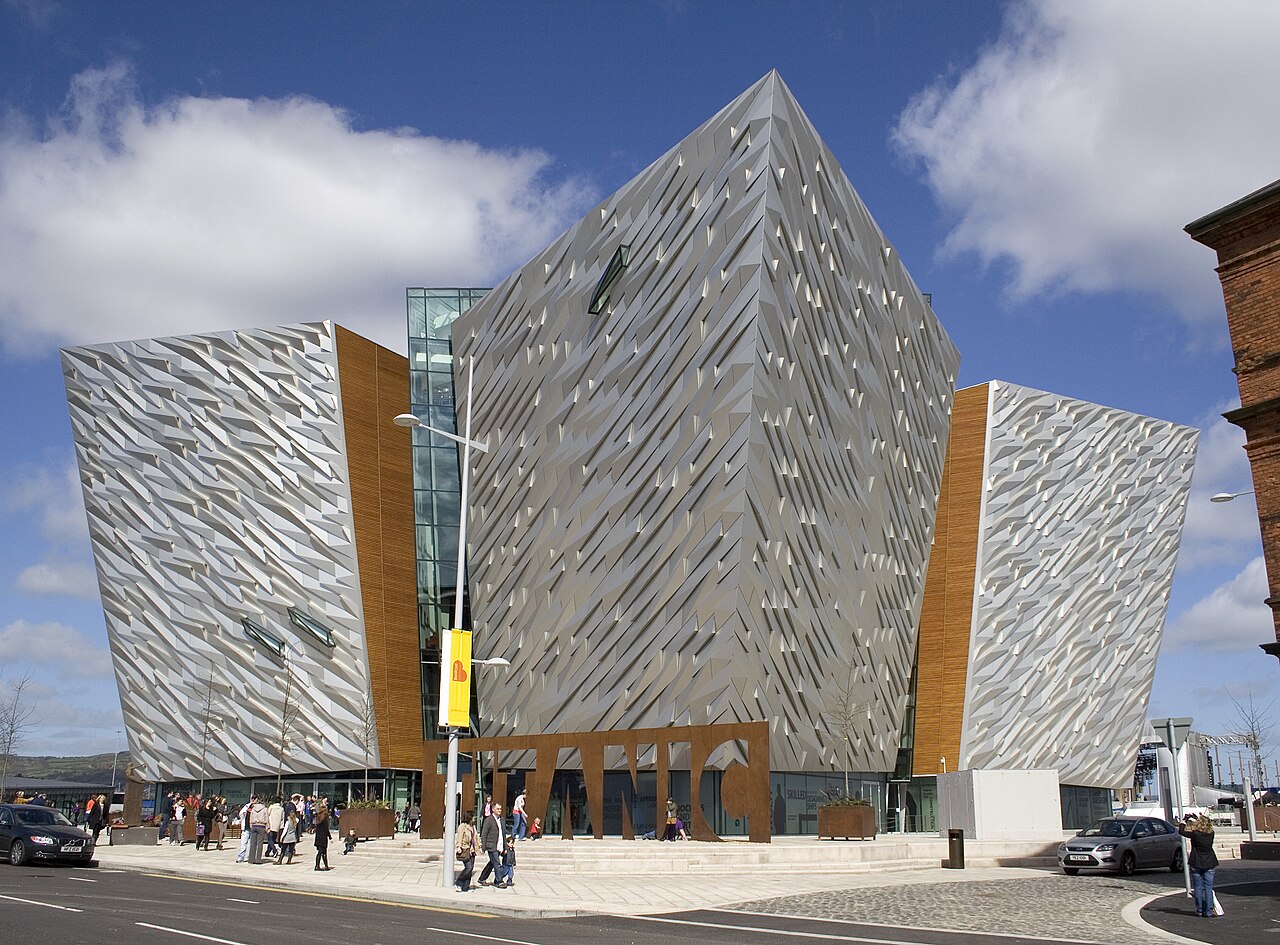 Angular exterior of the Titanic Belfast visitor attraction