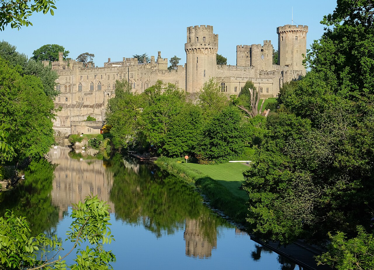 Warwick Castle above the River Avon