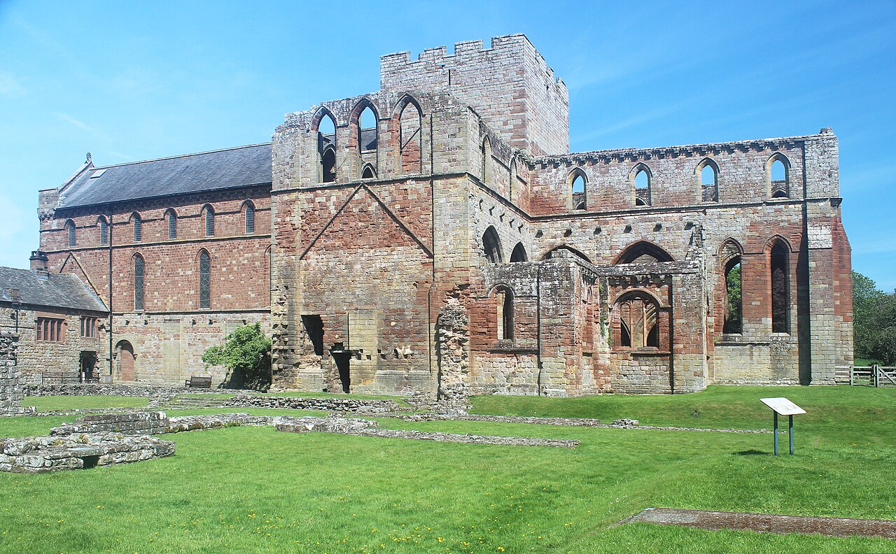 Lanercost Priory standing church and roofless east end