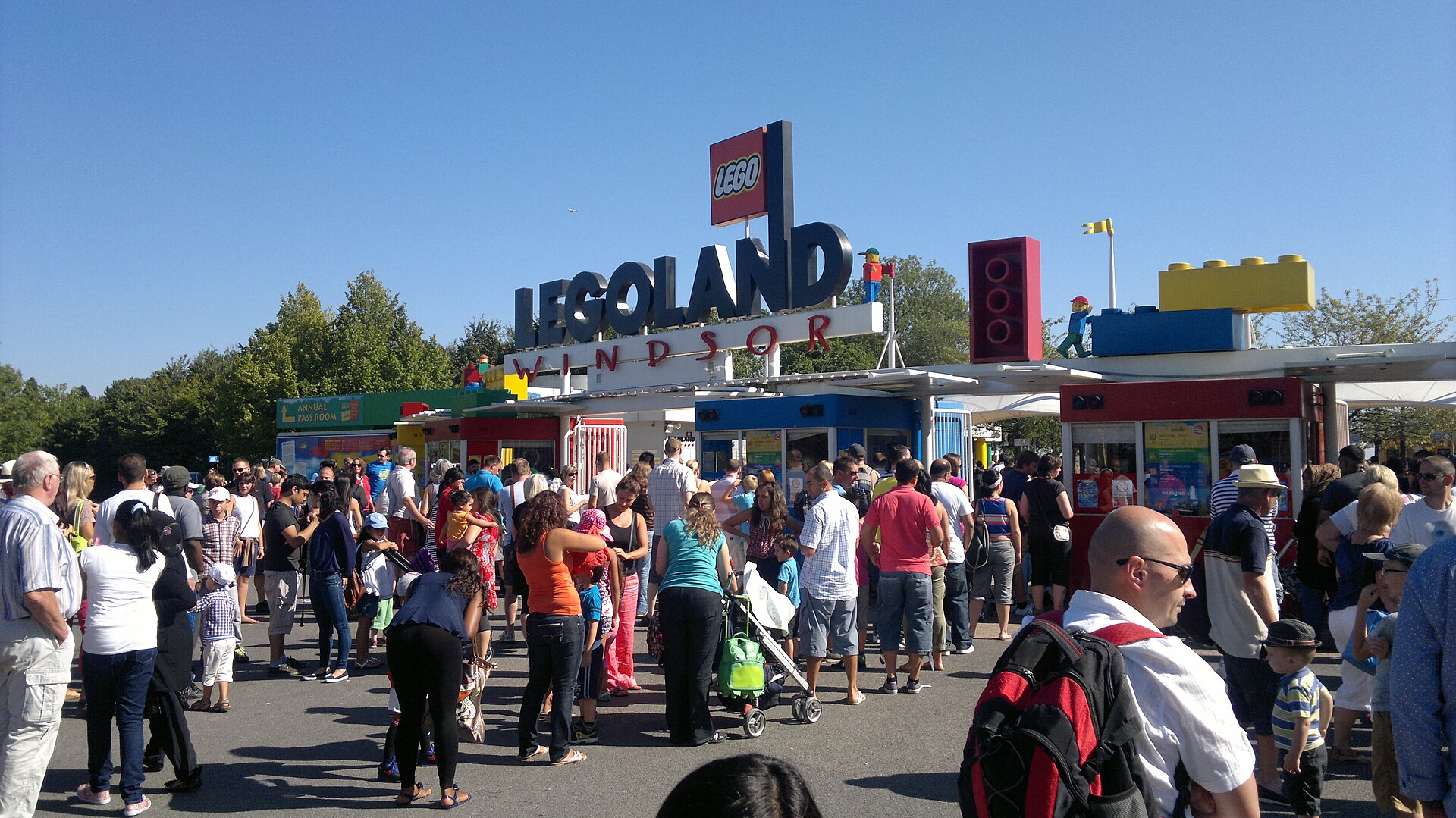 Entrance to Legoland Windsor, Berkshire 