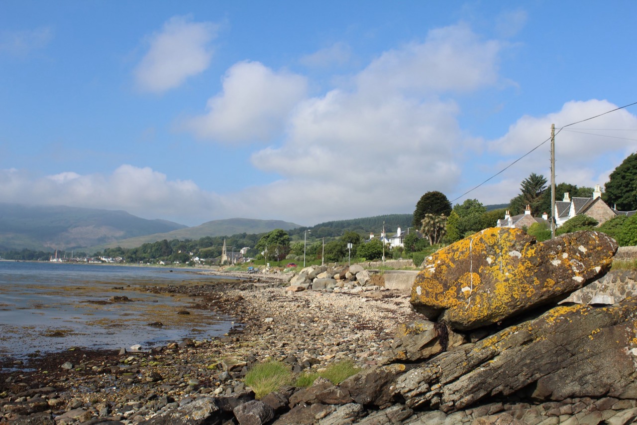 Lamlash seafront
