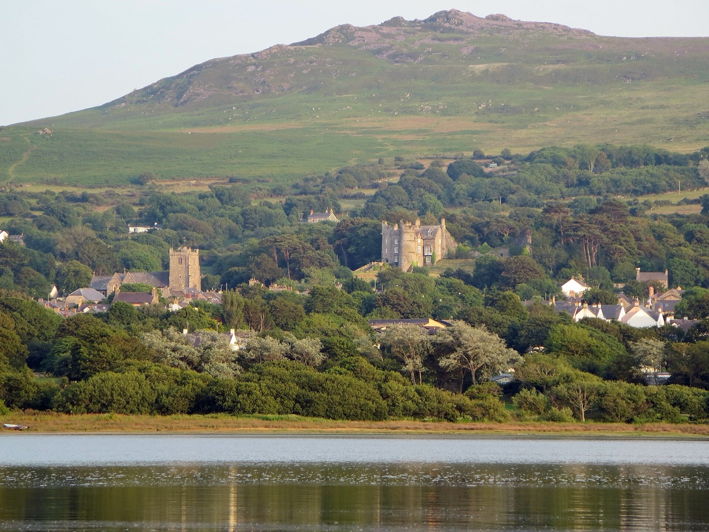 Newport, Pembrokeshire, seen across the estuary