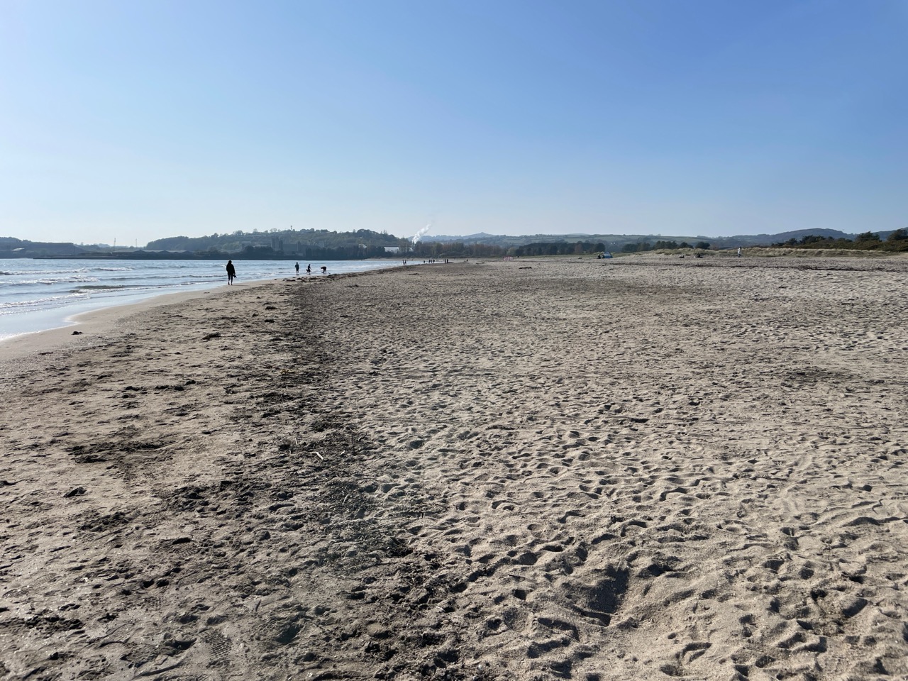 Par Sands beach and the river channel