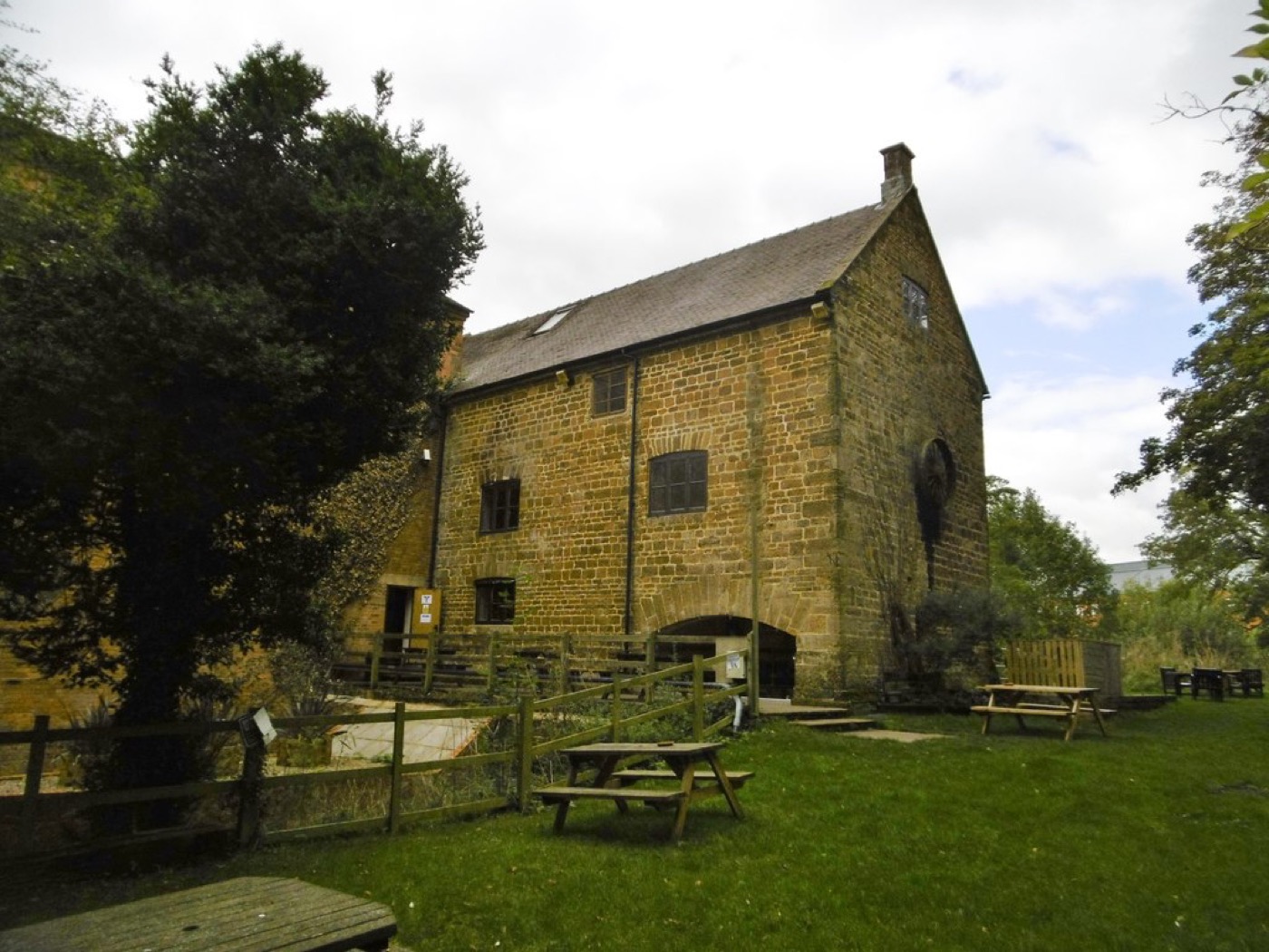 Historic mill building in Towcester