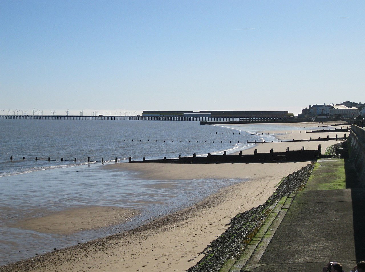 Walton beach and pier