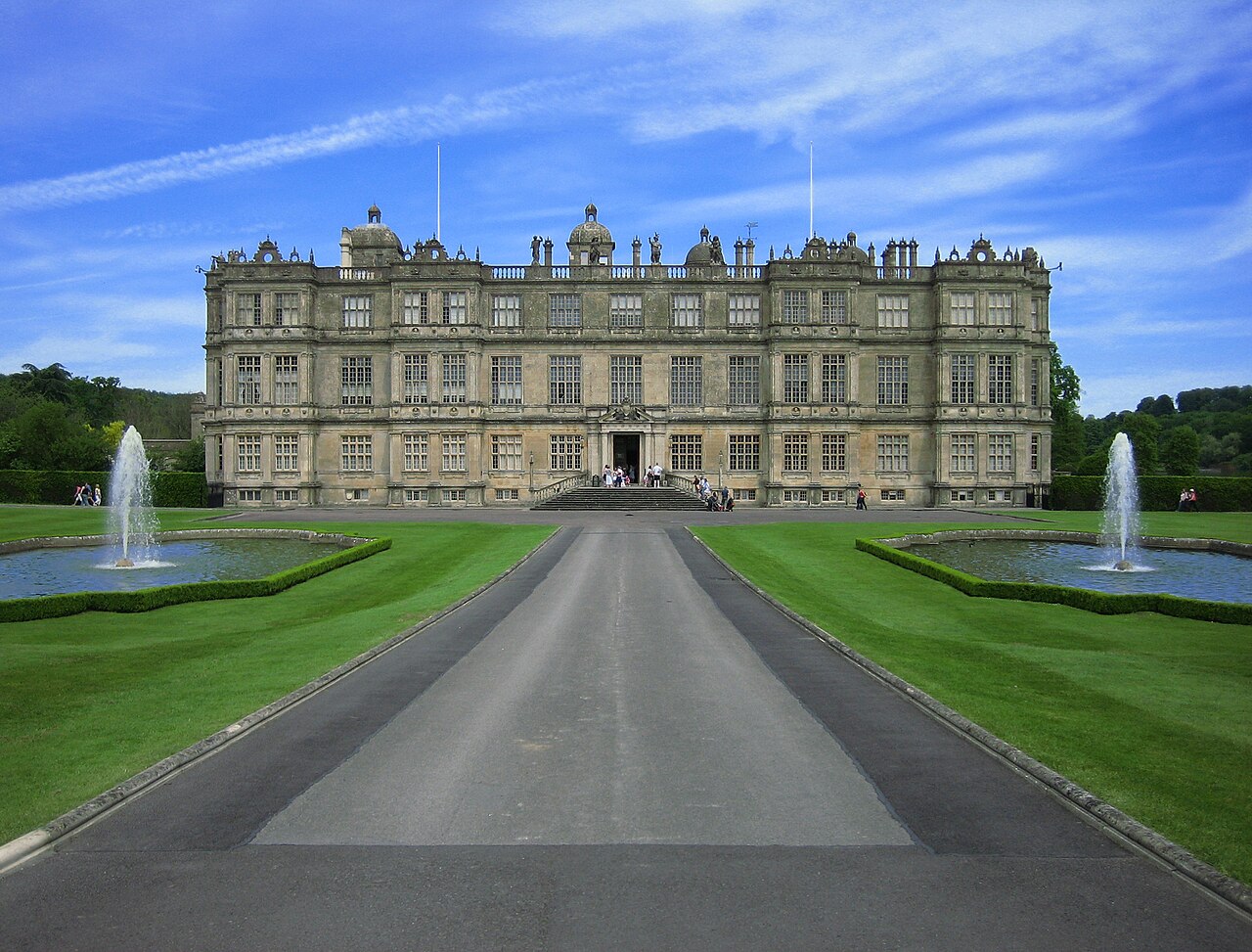The facade of Longleat House