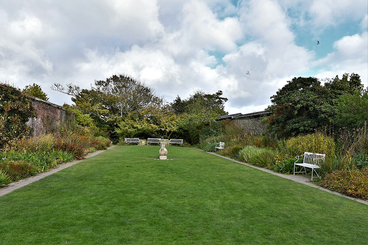 The Sundial Garden at the Lost Gardens of Heligan
