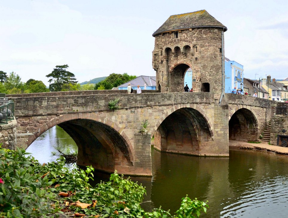 Monnow Bridge and gatehouse in Monmouth