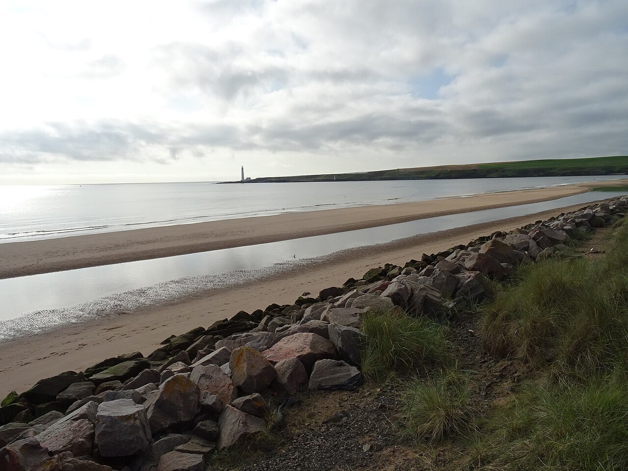 Montrose Beach on the Angus coast
