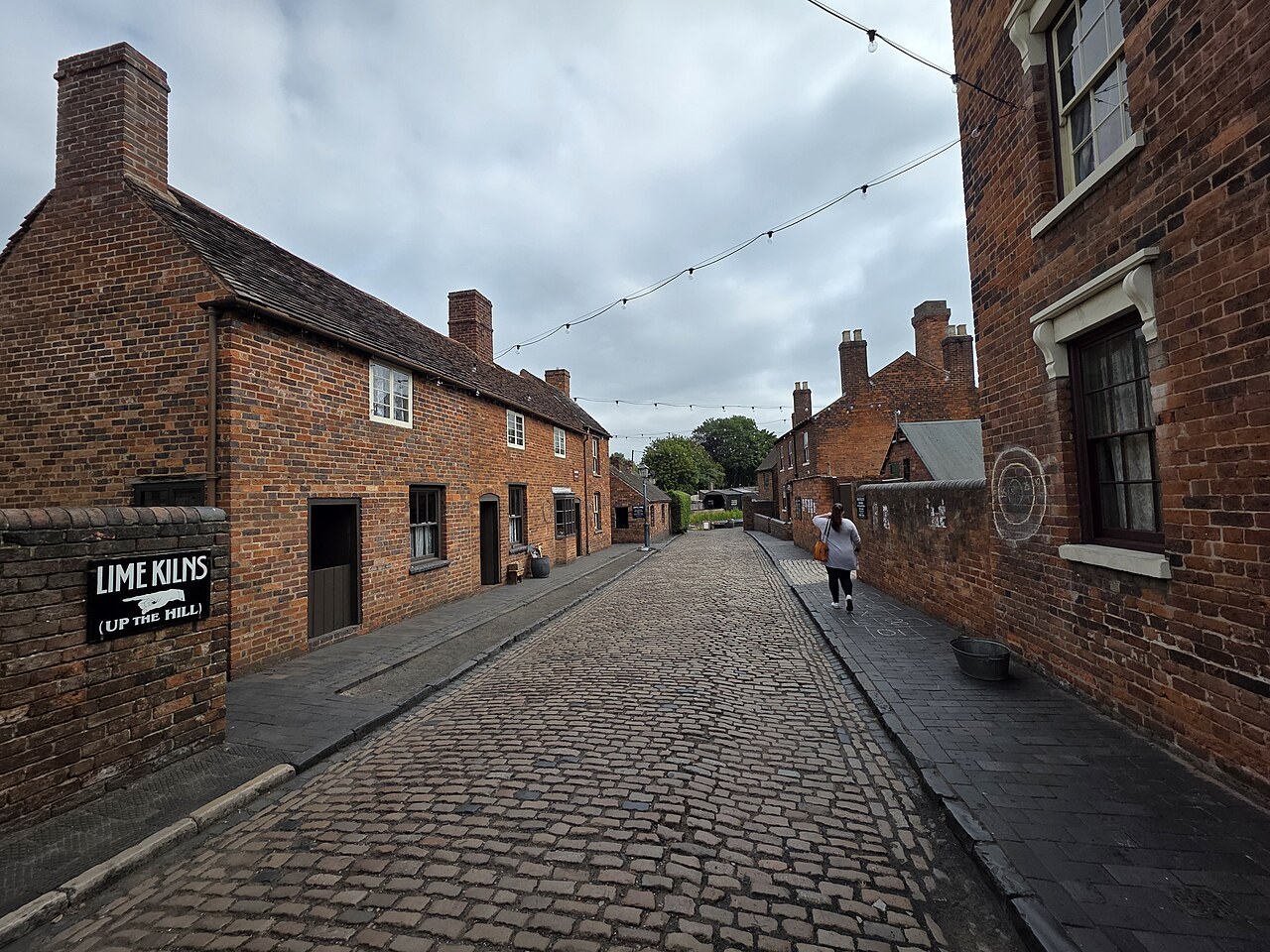 Recreated historic building at Black Country Living Museum