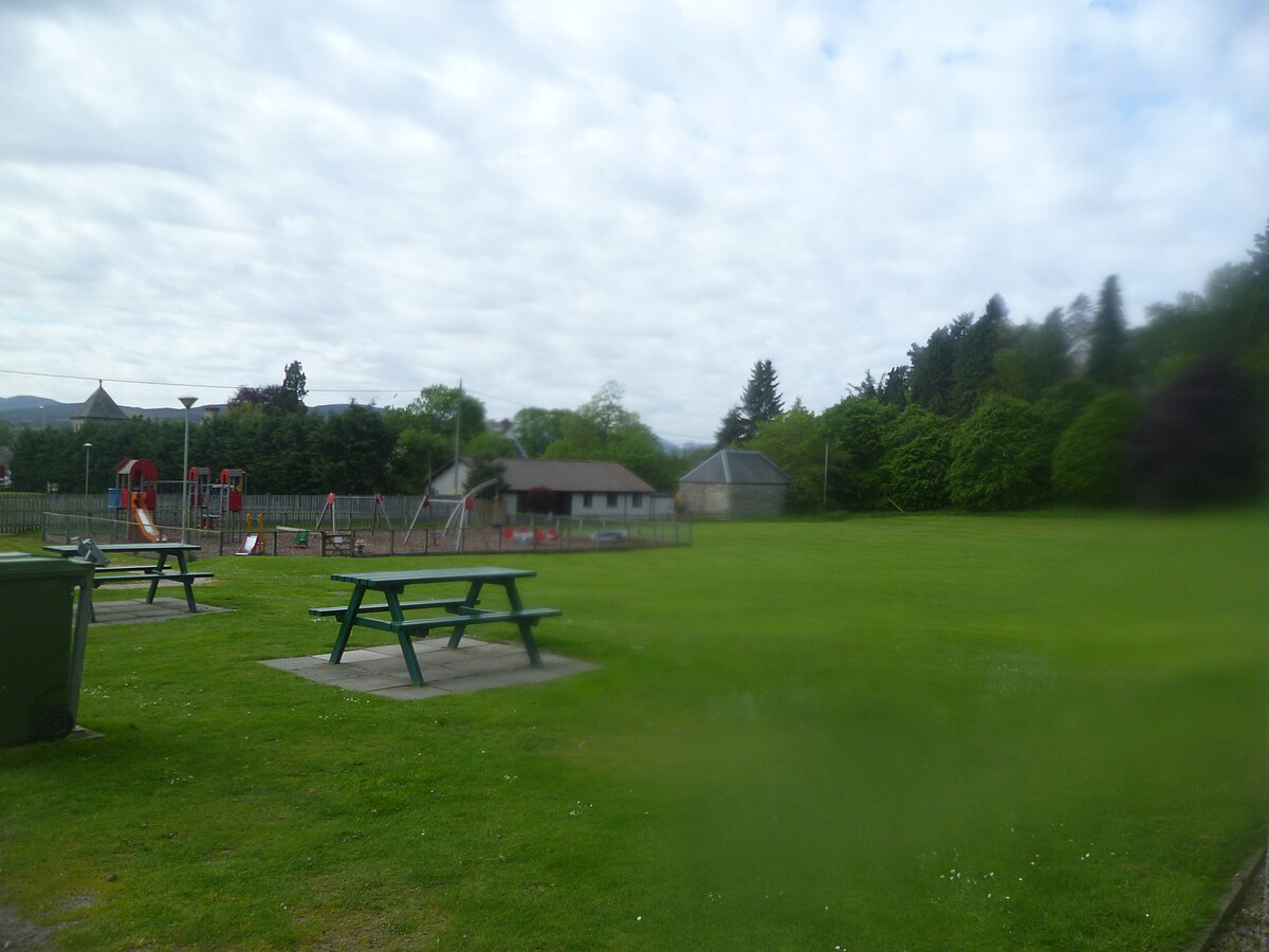 Open green space in Newtonmore