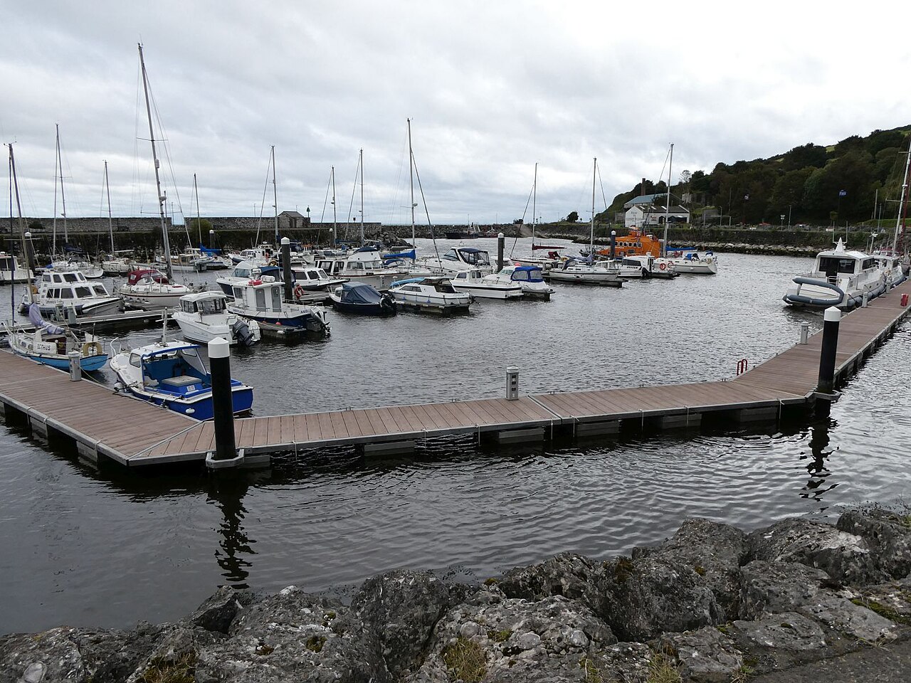 Glenarm harbour