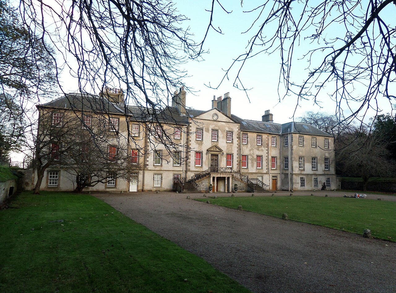 Palladian front of Newhailes House at Musselburgh