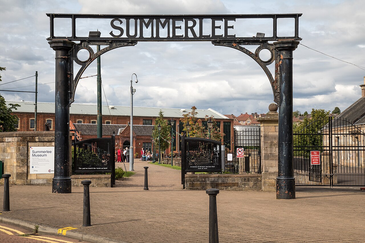 The Summerlee industrial museum site in Coatbridge