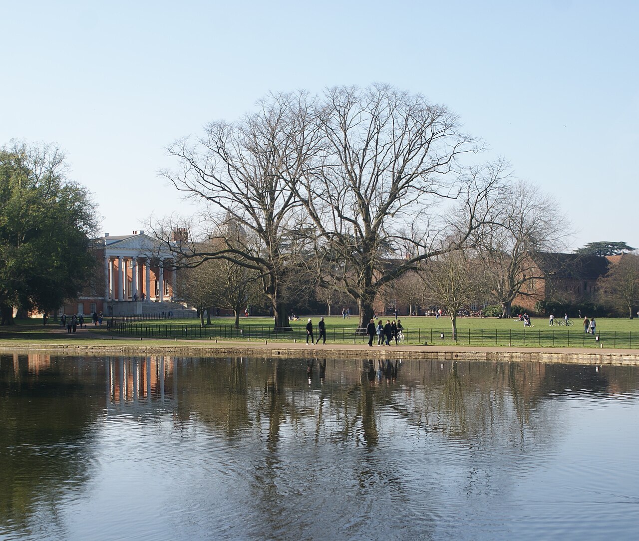 Osterley House seen beyond the lake in its park