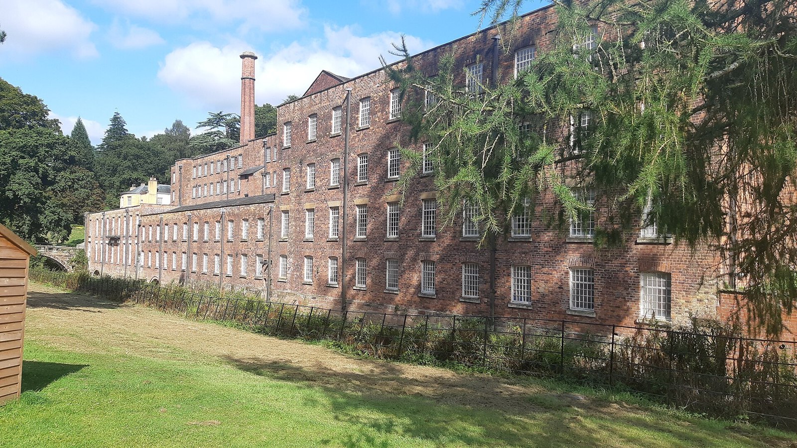 Quarry Bank cotton mill at Styal