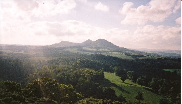 Scott’s View across the Scottish Borders