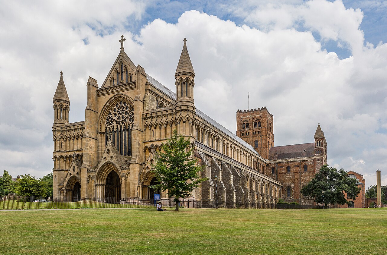 St Albans Cathedral western front and south side