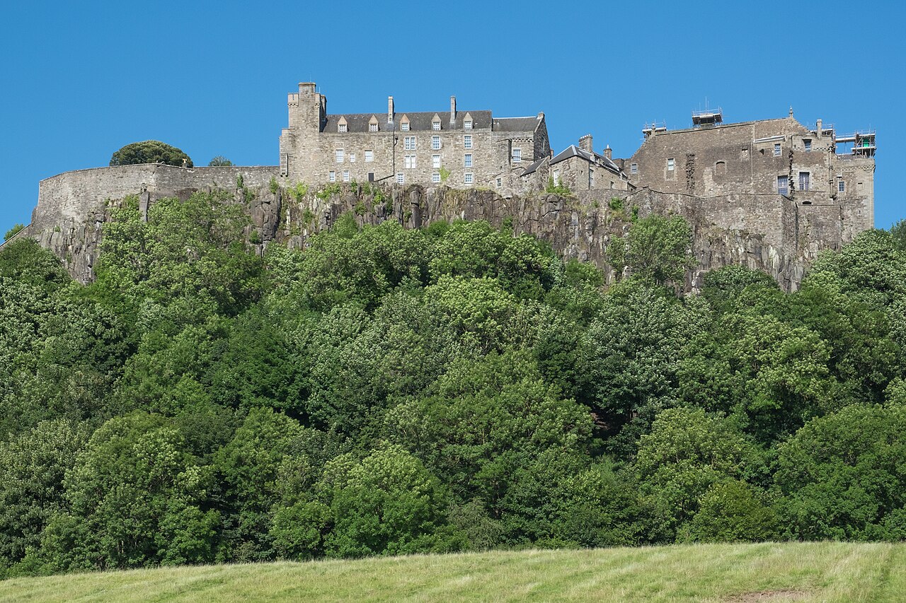 Stirling Castle above the city