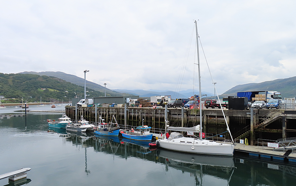 Boats in Ullapool harbour