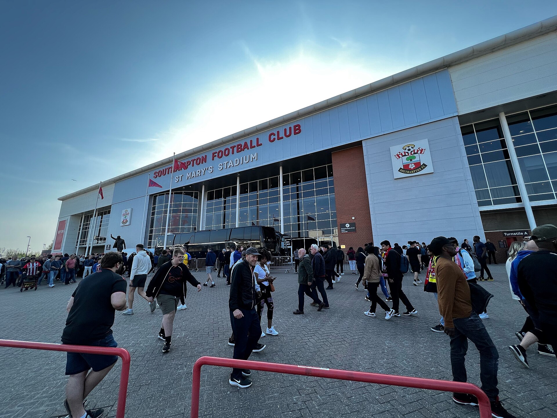 St Mary's Stadium in Southampton