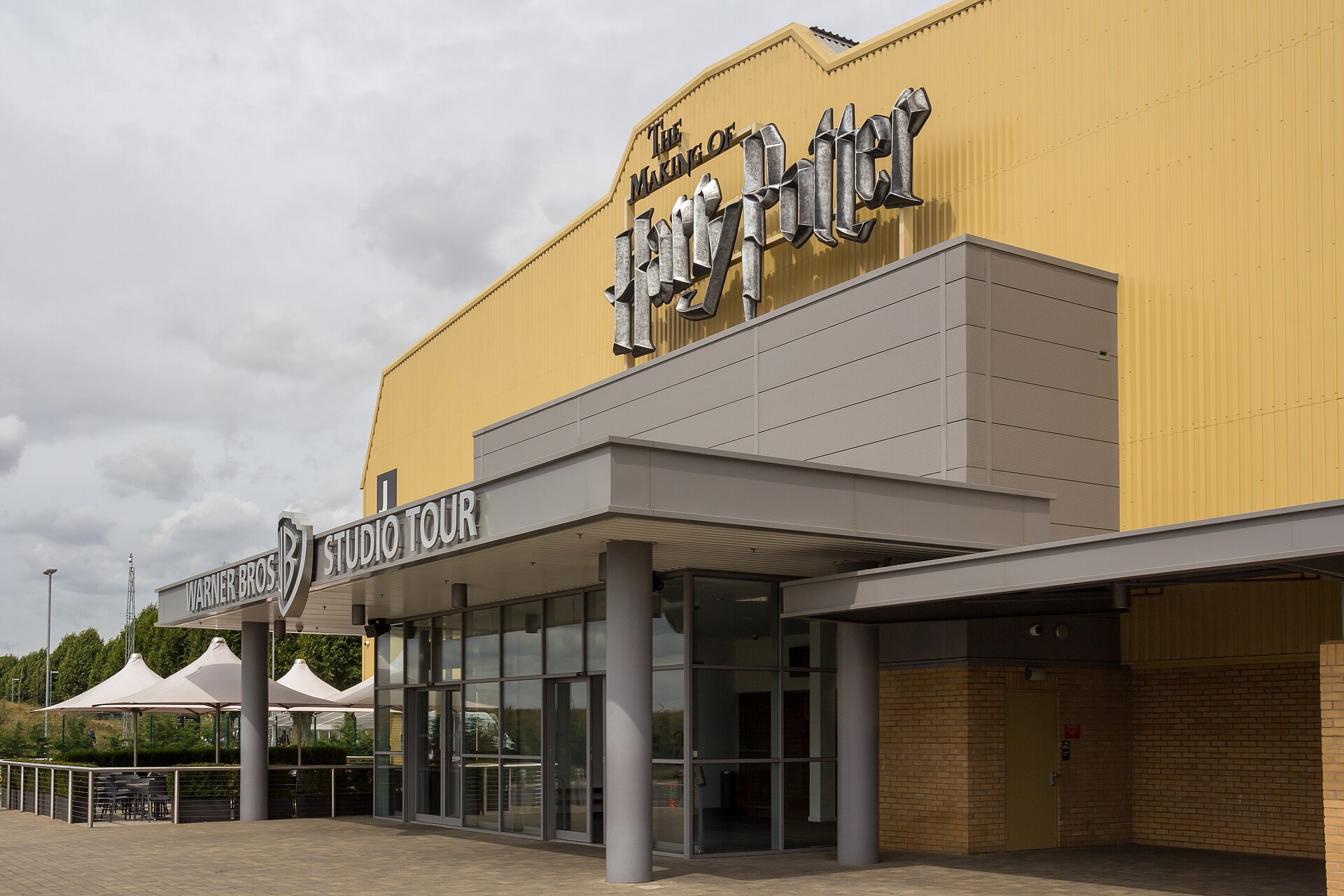 Entrance to the Making of Harry Potter studios, Leavesden.