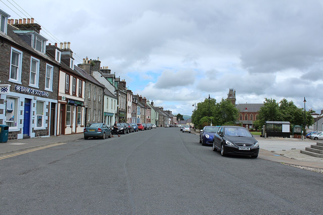 North Main Street in Wigtown